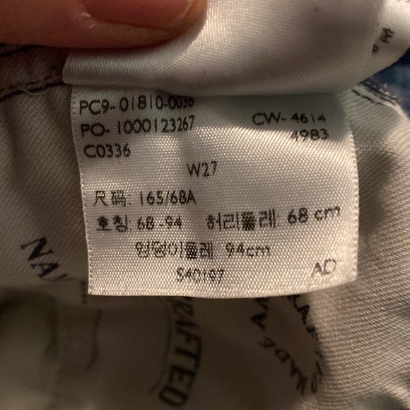 Levi’s Made & Crafted Marker Tapered Boyfriend Distressed Faded Jeans Size 27 - Picture 6 of 8